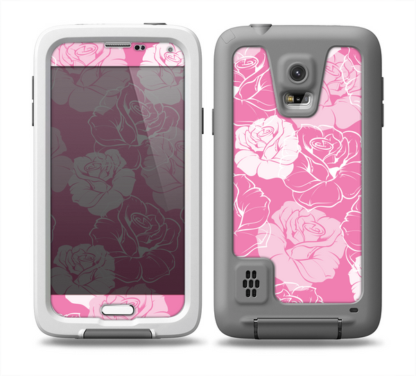 The Subtle Pinks Rose Pattern V3 Skin Samsung Galaxy S5 frē LifeProof Case