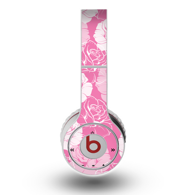 The Subtle Pinks Rose Pattern V3 Skin for the Original Beats by Dre Wireless Headphones