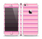 The Subtle Pinks and White Chevron Pattern Skin Set for the Apple iPhone 5