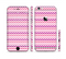 The Subtle Pinks and White Chevron Pattern Sectioned Skin Series for the Apple iPhone 6s Plus