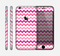 The Subtle Pinks and White Chevron Pattern Skin for the Apple iPhone 6