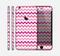 The Subtle Pinks and White Chevron Pattern Skin for the Apple iPhone 6 Plus
