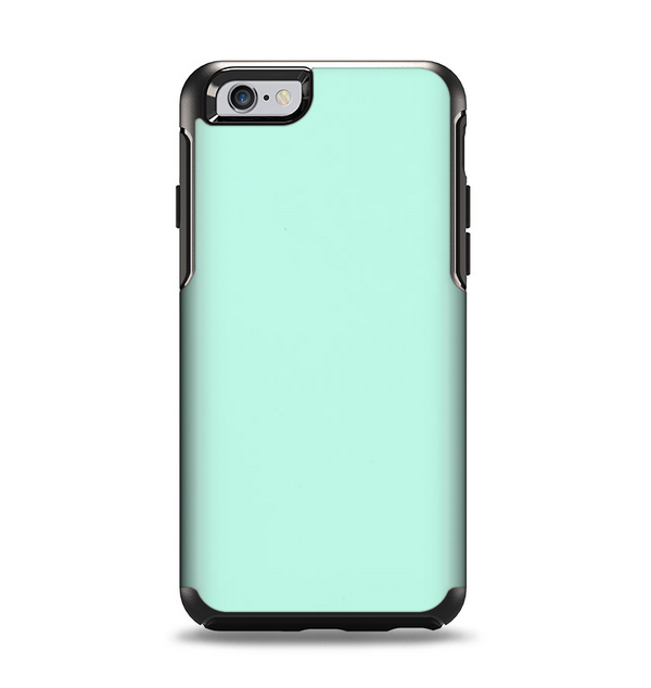 The Subtle Solid Green Apple iPhone 6 Otterbox Symmetry Case Skin Set