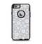 The Subtle White and Blue Floral Laced V32 Apple iPhone 6 Otterbox Defender Case Skin Set