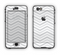 The Subtle Wide White & Gray Chevron Apple iPhone 6 Plus LifeProof Nuud Case Skin Set