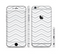 The Subtle Wide White & Gray Chevron Sectioned Skin Series for the Apple iPhone 6 Plus