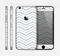 The Subtle Wide White & Gray Chevron Skin for the Apple iPhone 6
