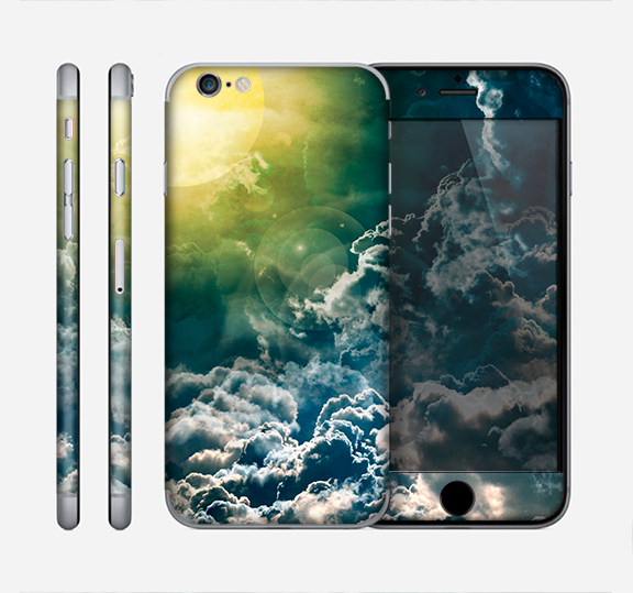 The Sun with Clouds Skin Set for the Apple iPhone 5