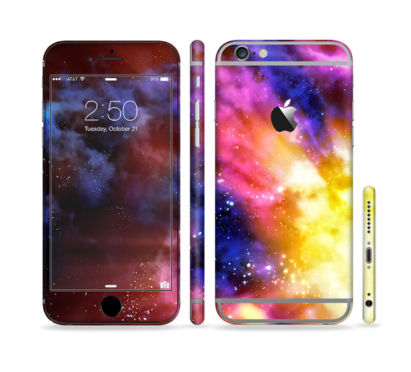 The Super Nova Noen Explosion Sectioned Skin Series for the Apple iPhone 6 Plus
