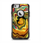 The Swirly Abstract Golden Surface Apple iPhone 6 Otterbox Commuter Case Skin Set
