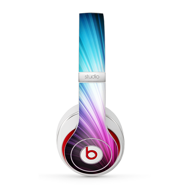 The Swirly HD Pink & Blue Lines Skin for the Beats by Dre Studio (2013+ Version) Headphones