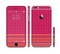 The Tall Pink & Orange Floral Vector Pattern Sectioned Skin Series for the Apple iPhone 6 Plus