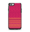 The Tall Pink & Orange Vintage Pattern Apple iPhone 6 Otterbox Symmetry Case Skin Set