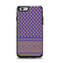 The Tall Purple & Orange Floral Vector Pattern Apple iPhone 6 Otterbox Symmetry Case Skin Set