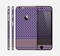 The Tall Purple & Orange Floral Vector Pattern Skin for the Apple iPhone 6 Plus