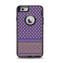 The Tall Purple & Orange Vintage Pattern Apple iPhone 6 Otterbox Defender Case Skin Set