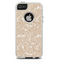The Tan Abstract Vector Pattern Skin For The iPhone 5-5s Otterbox Commuter Case