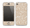 The Tan Abstract Vector Pattern Skin for the Apple iPhone 4-4s