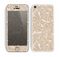 The Tan Abstract Vector Pattern Skin for the Apple iPhone 5c