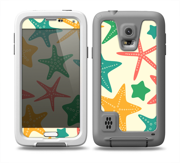 The Tan And Colorful Vector StarFish Skin Samsung Galaxy S5 frē LifeProof Case