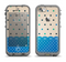 The Tan & Blue Polka Dotted Pattern Apple iPhone 5c LifeProof Fre Case Skin Set