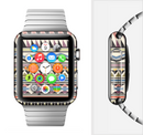 The Tan & Color Aztec Pattern V32 Full-Body Skin Kit for the Apple Watch