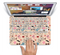 The Tan Colorful Hipster Icons Skin Set for the Apple MacBook Air 13"