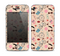 The Tan Colorful Hipster Icons Skin for the Apple iPhone 4-4s