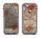 The Tan & Orange Tipped Flowers Pattern Apple iPhone 5c LifeProof Fre Case Skin Set
