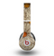 The Tan & Orange Tipped Flowers Pattern Skin for the Beats by Dre Original Solo-Solo HD Headphones