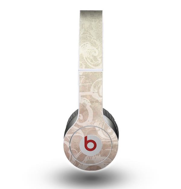 The Tan Vintage Subtle Laced Texture Skin for the Beats by Dre Original Solo-Solo HD Headphones