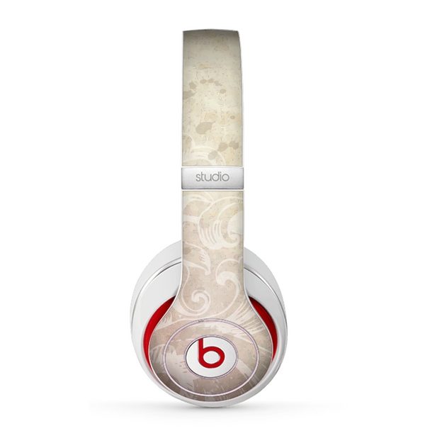 The Tan Vintage Subtle Laced Texture Skin for the Beats by Dre Studio (2013+ Version) Headphones