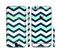 The Teal & Blue Wide Chevron Pattern Sectioned Skin Series for the Apple iPhone 6