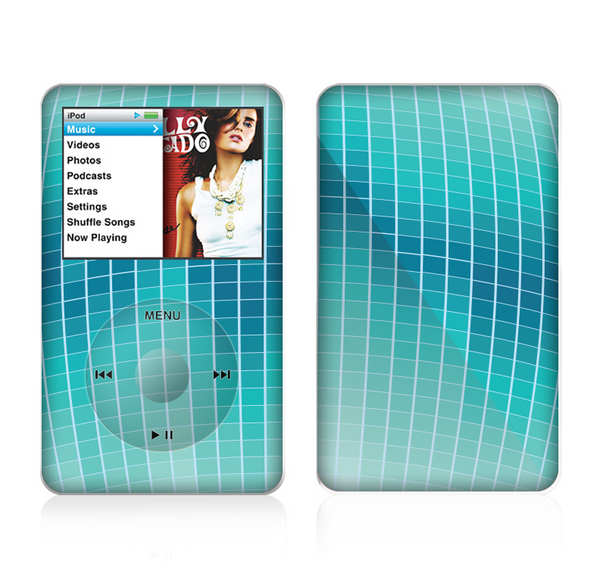 The Teal Disco Ball Skin For The Apple iPod Classic