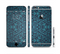 The Teal Floral Mirrored Pattern Sectioned Skin Series for the Apple iPhone 6 Plus