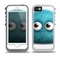 The Teal Fuzzy Wuzzy Skin for the iPhone 5-5s OtterBox Preserver WaterProof Case