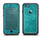 The Teal Glitter Ultra Metallic Apple iPhone 6 LifeProof Fre Case Skin Set