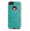 The Teal Hexagon Pattern Skin For The iPhone 5-5s Otterbox Commuter Case