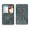 The Teal Leaf Foliage Pattern Skin For The Apple iPod Classic