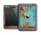 The Teal Painted Rustic Metal Apple iPad Air LifeProof Fre Case Skin Set