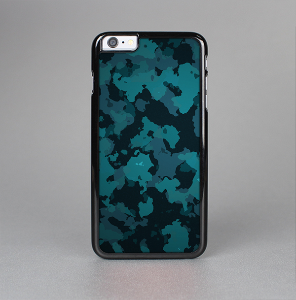 The Teal Vector Camo Skin-Sert Case for the Apple iPhone 6 Plus
