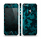 The Teal Vector Camo Skin Set for the Apple iPhone 5