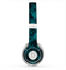 The Teal Vector Camo Skin for the Beats by Dre Solo 2 Headphones