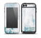 The Teal and White WaterColor Panel Skin for the iPod Touch 5th Generation frē LifeProof Case