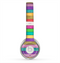 The Thin Neon Colored Wood Planks Skin for the Beats by Dre Solo 2 Headphones