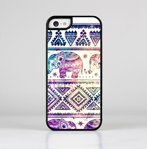 The Tie Dyed Aztec Elephant Pattern Skin-Sert for the Apple iPhone 5c Skin-Sert Case