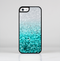 The Aqua Blue & Silver Glimmer Fade Skin-Sert Case for the Apple iPhone 5c