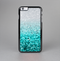 The Aqua Blue & Silver Glimmer Fade Skin-Sert for the Apple iPhone 6 Skin-Sert Case