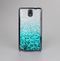 The Aqua Blue & Silver Glimmer Fade Skin-Sert Case for the Samsung Galaxy Note 3