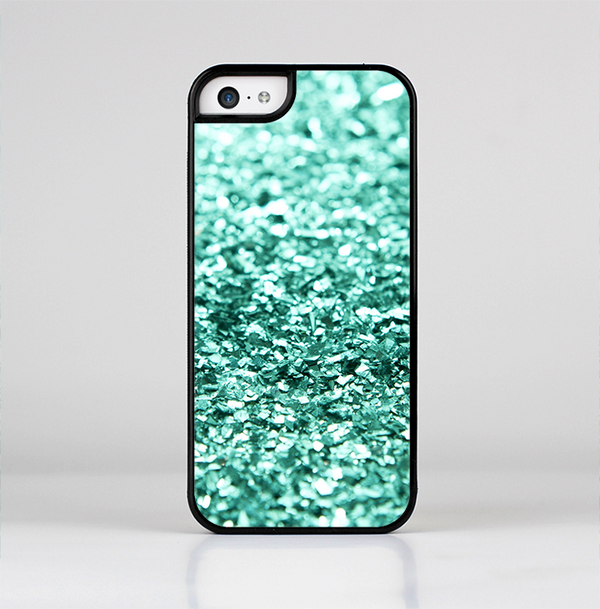 The Aqua Green Glimmer Skin-Sert Case for the Apple iPhone 5c